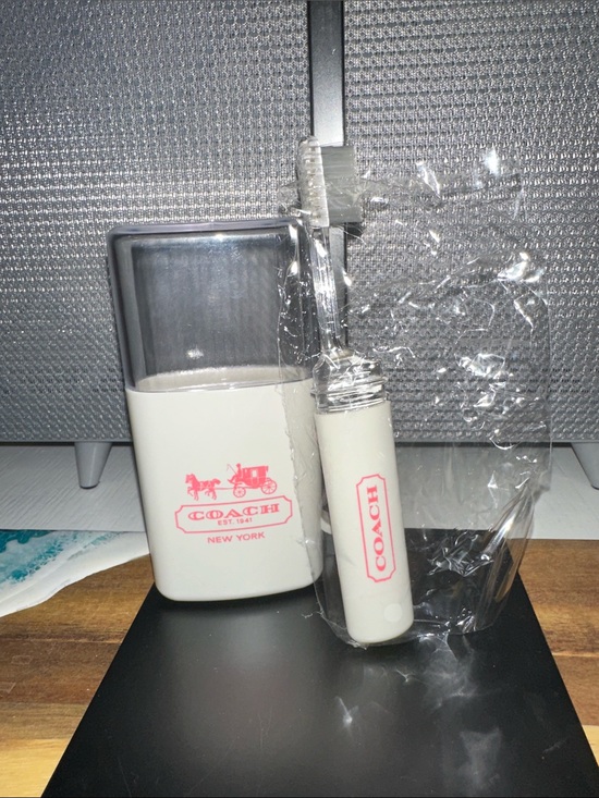 Coach Other - Coach Travel Toothbrush Set in Ivory with Pink Logo